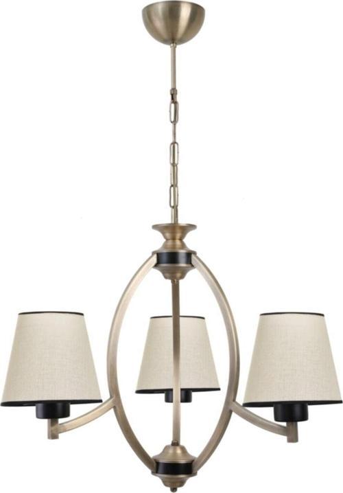 Paul 3 Lü Eskitme Avize Açık Hasır Abajurlu