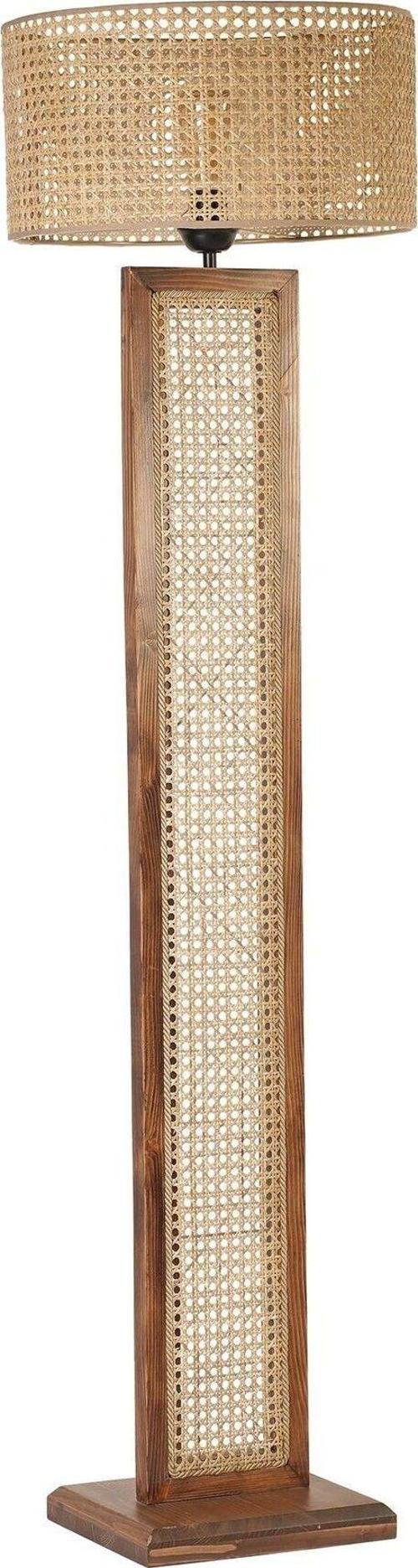 Ribon Ceviz Silindir Rattan Lambader