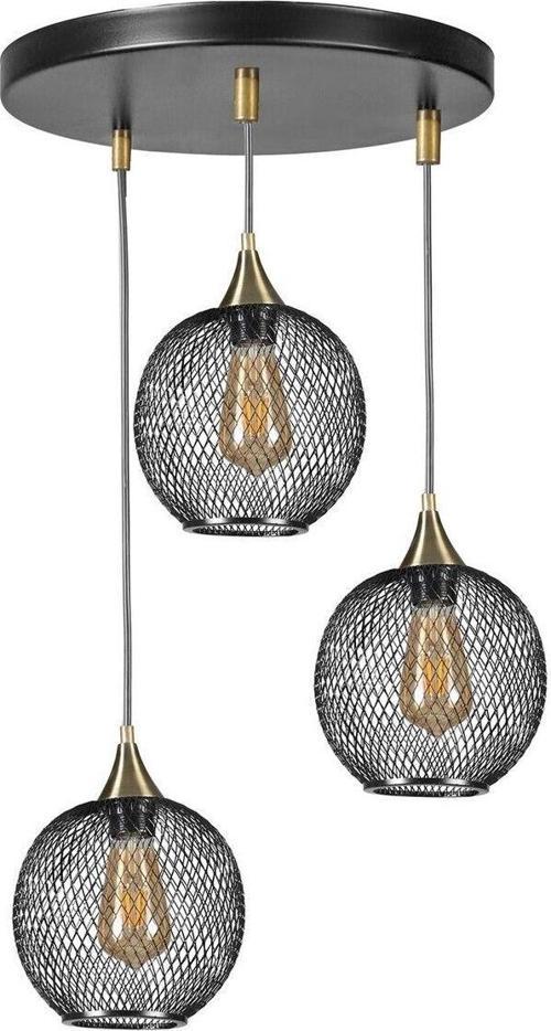 Jupiter 3 Lü Tepsili Siyah Sarkıt