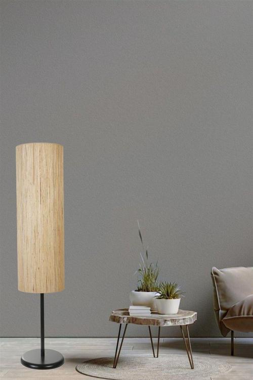 Noyan Siyah Lambader Bambu 010 Abajurlu