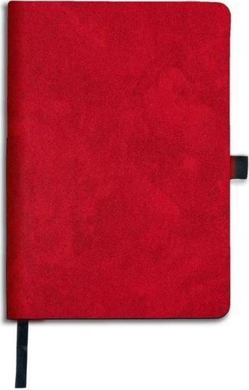 Çizgili Sert Kapak Citli Pronote Defter 14 x 20 cm - Kırmızı