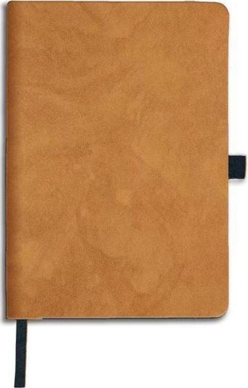 Çizgili Sert Kapak Citli Pronote Defter 14 x 20 cm - Turuncu