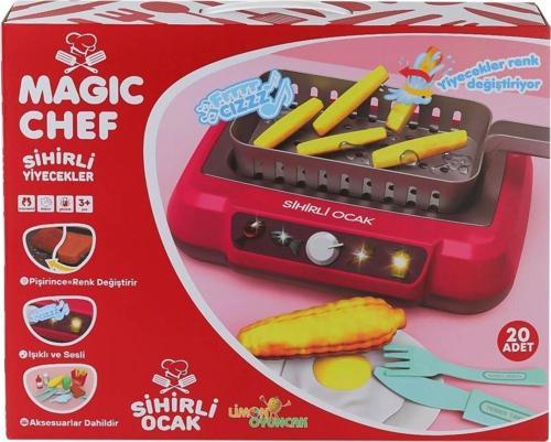 2A550 Magic Chef Barbekü Ocak Seti -Limon Oyuncak
