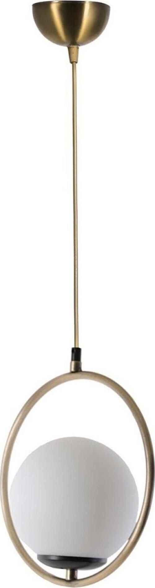 Ring Tekli Beyaz Camlı Eskitme Sarkıt