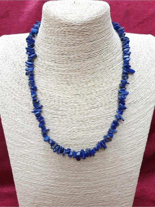 Sertifikalı Lapis Lazuli Taşı Doğal Taş Kolye