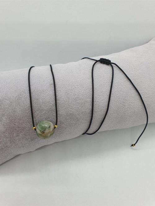 Sertifikalı Kanada Yeşim Taşı Kolye Ayarlanabilir Orijinal Doğal Taş Çok Fonksiyonlu Kolye