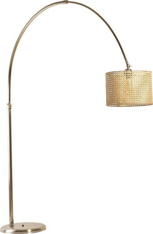 Vargas Mat Krom Rattan Başlıklı Lambader