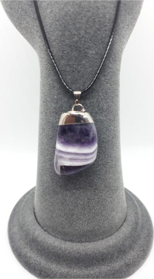 Sertifikalı Ametist Taşı Doğal Taş Kolye