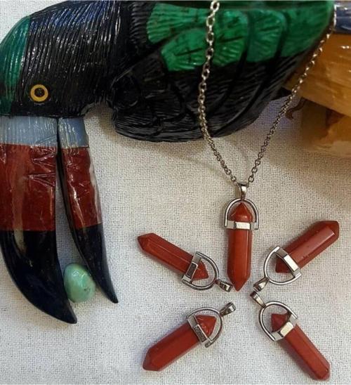 Sertifikalı Jasper Doğal Taş Pandül Kolye