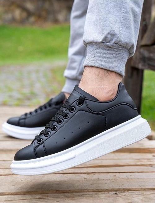 Unisex Sneaker Yürüyüş Spor Günlük Ayakkabı Siyah 37