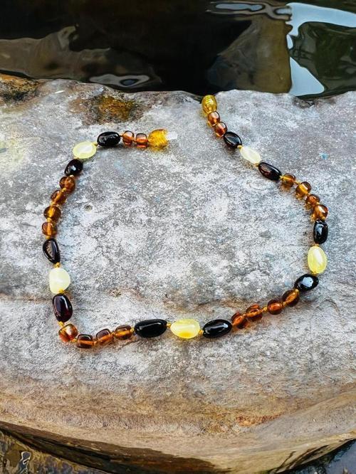 Sertifikalı Kehribar Bebek Diş Kolyesi