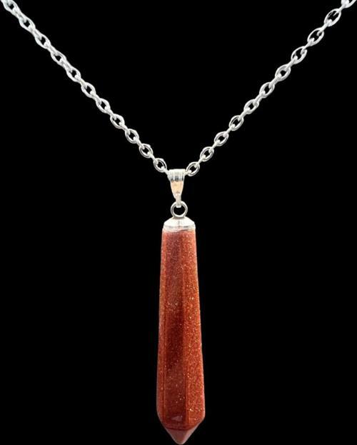 Sertifikalı Yıldız Doğal Taş Pandül Kolye Zincir