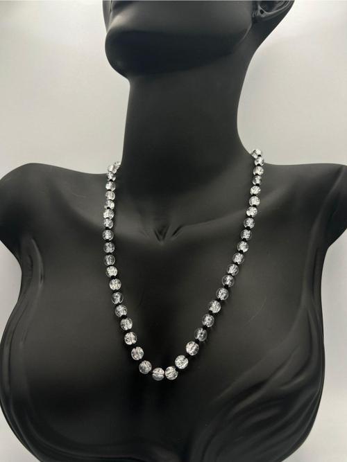 Sertifikalı Doğal Taş Necef Taşı Kolye 6mm