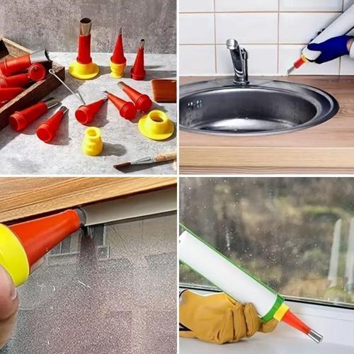 Büro Ev Hobi İş Atölyesi için 30PARÇA Silikon Kalafat Mastik Ucu Alet Seti