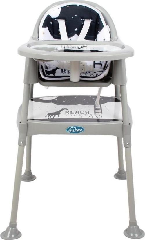 3 İn 1 Mama Sandalyesi Gri