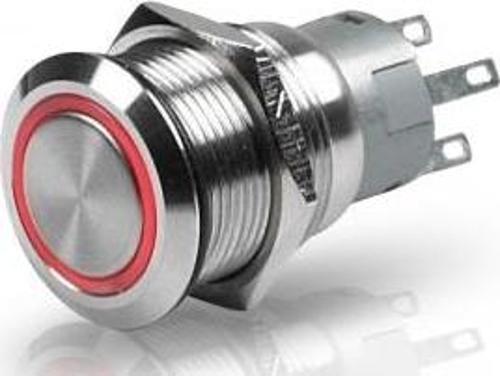 paslanmaz çelik, ledli switch Aç Kapa Kırmızı