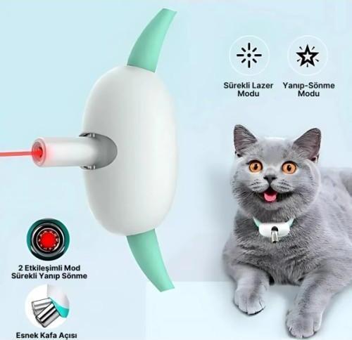 Büro Ev Ofis Evcil Pet Hayvanı için Otomatik Lazer Kedi Oyun Tasması