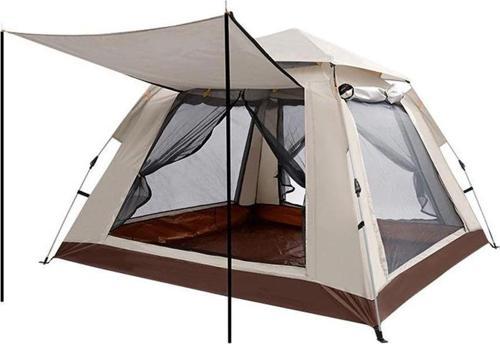 Büro Kamp Tatil Keyfi için 210x210x140CM 4KİŞİLİK Tam Otomatik Özel Kumaş Çadır
