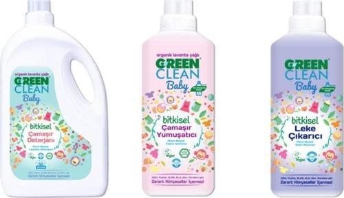  Green Clean Bitkisel Baby Çamaşır Deterjanı 2750ml+baby Yumuşatıcı 1000ml+Baby Leke Çıkarıcı 1000ml
