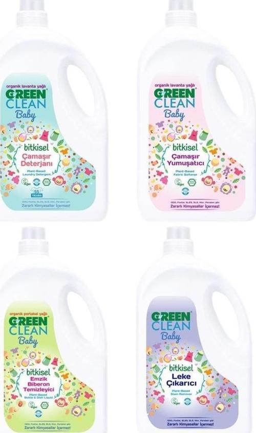 Baby Çamaşır Deterjanı 2.75 lt + Yumuşatıcı 2.75 lt + Leke Çıkarıcı 2.75 lt + Biberon Temizleyici 2.75 lt