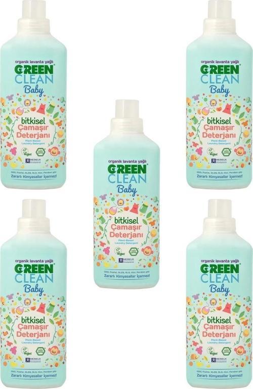 5'li Organik Lavanta Yağlı Baby Bitkisel Çamaşır Deterjanı 1000 ml
