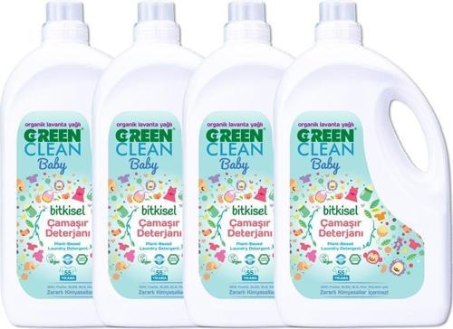 Organik Lavanta Yağlı Baby Bitkisel Sıvı Çamaşır Deterjanı 2,75l 4'lü