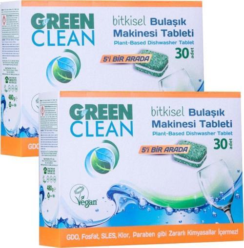 Bitkisel Bulaşık Makinesi Tableti 30 Adet 2'li Set
