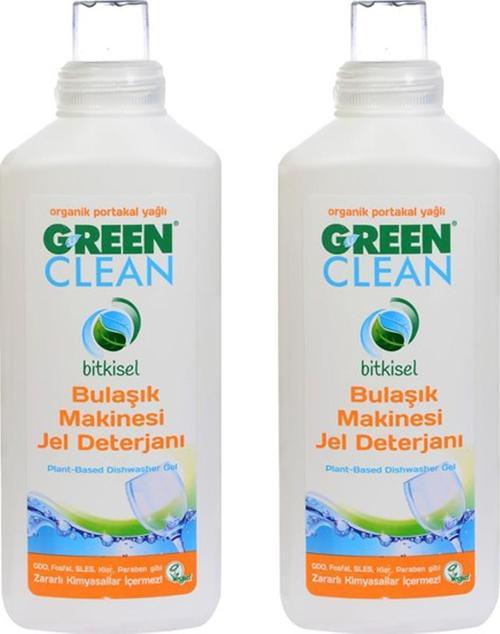 Bitkisel Jel Bulaşık Makinesi Deterjanı 1 lt - 2 Adet