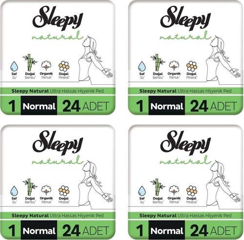 Natural Ultra Hassas Hijyenik Ped Normal 24 lü x 4 Paket