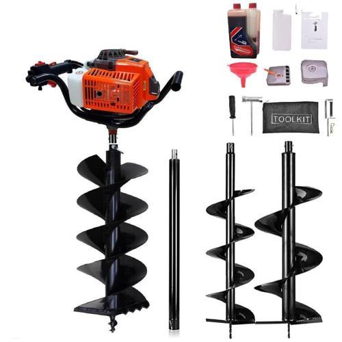GP630 Çift Helezonlu Toprak Burgu Makinası Seti 3.1 Hp