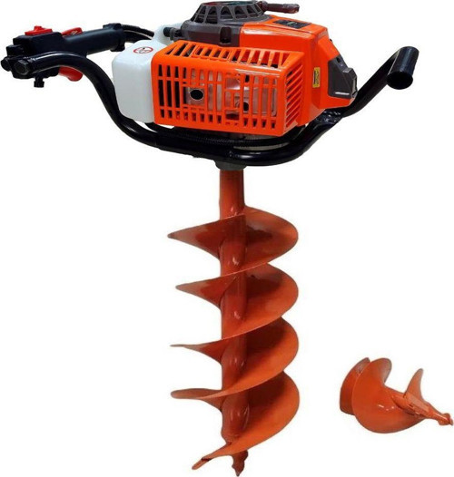 GP630 Çift Helezonlu Toprak Burgu Makinası 3.1 Hp 200 mm Çap