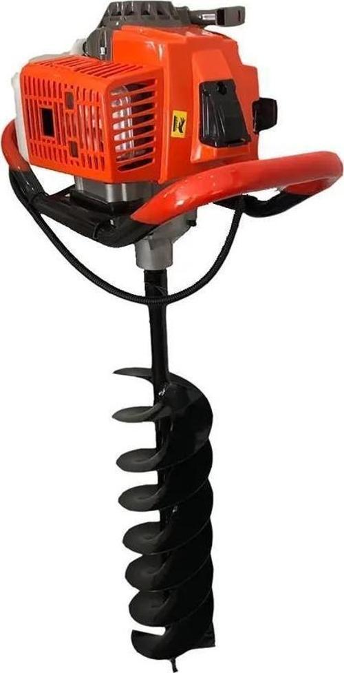 AG63 Çift Helezonlu Toprak Burgu Makinası 3.1 Hp 250 mm