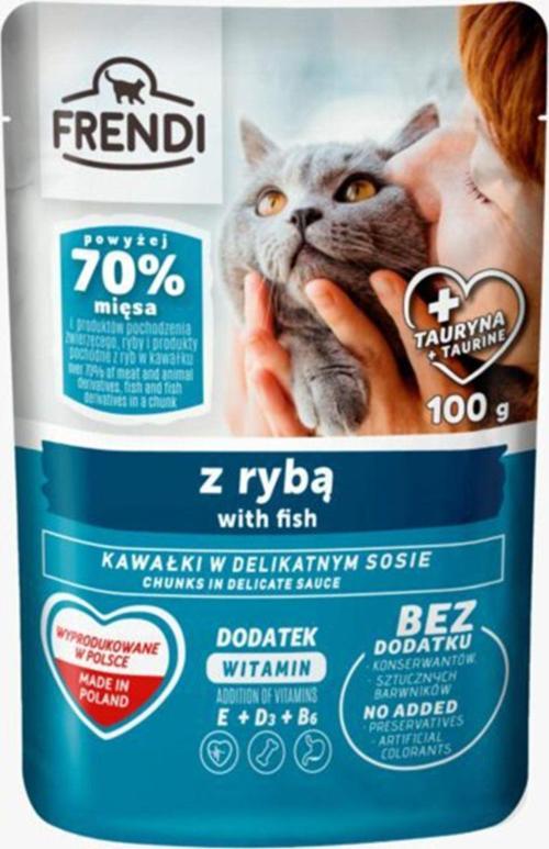 Soslu Balıklı Tam Kedi Yaş Maması