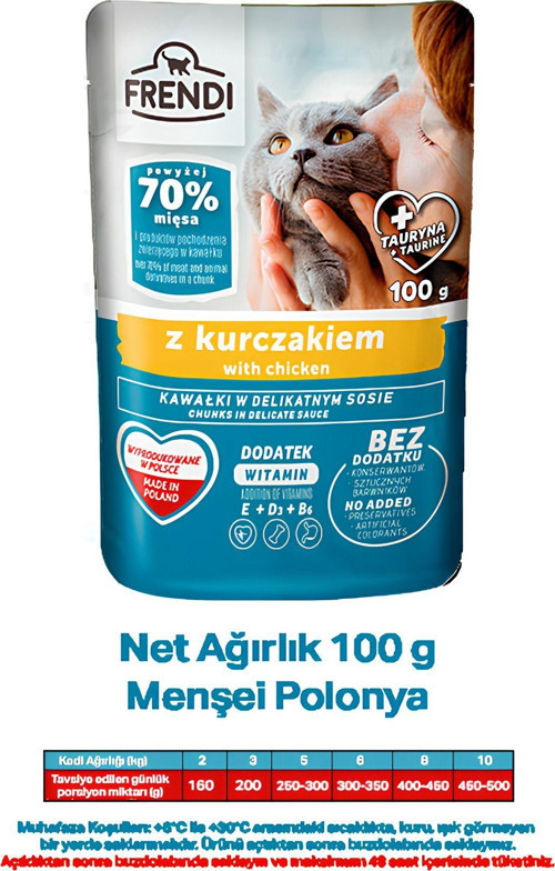 Soslu Tavuklu Mama (100Gr).