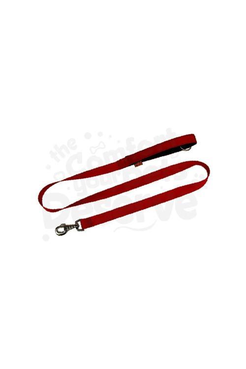 Petlove Dayanıklı Köpek Gezdirme Tasması/Kayışı 120 Cm Kırmızı