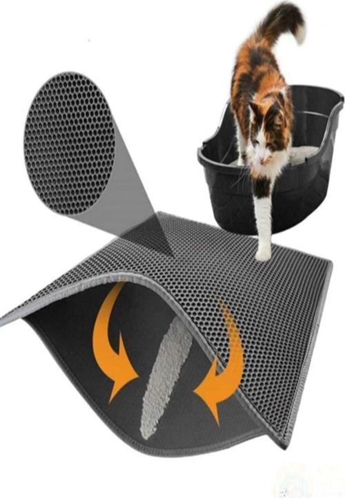 Elekli Kedi Kum Paspası Karışık Renk