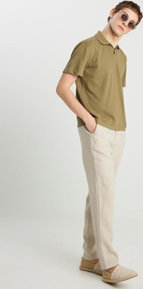 Erkek Keten Chino PantolonW2510479614