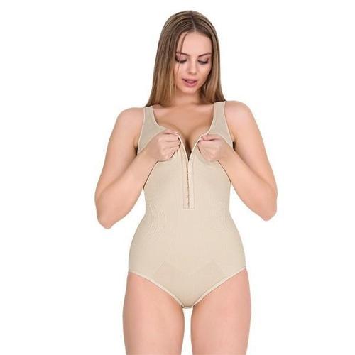 Bayan Agraflı Geniş Askılı Çıtçıtlı Body Korse 9109