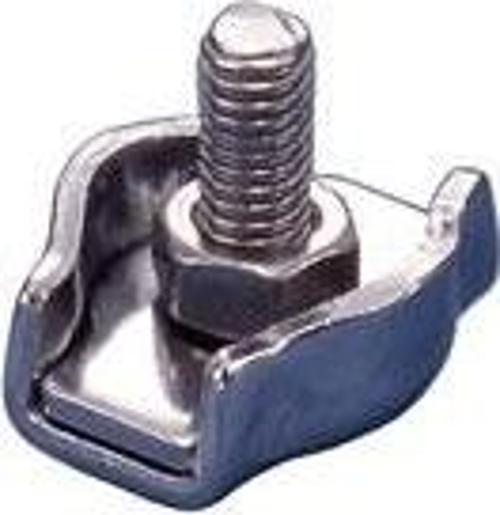 Tekli klemens, paslanmaz çelik 6 mm