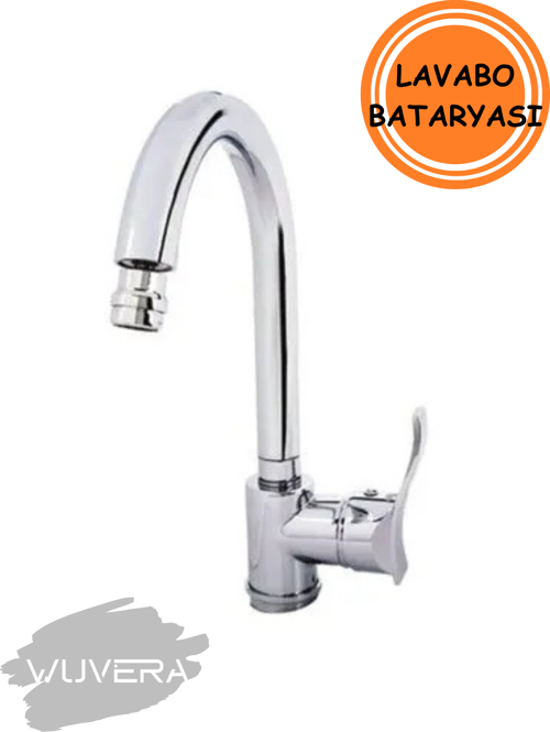 Galaxy Serisi TSE Belgeli Lavabo Bataryası – 40 mm Kartuş, Tezgah Üstü Montaj & Oynar Perlâtör