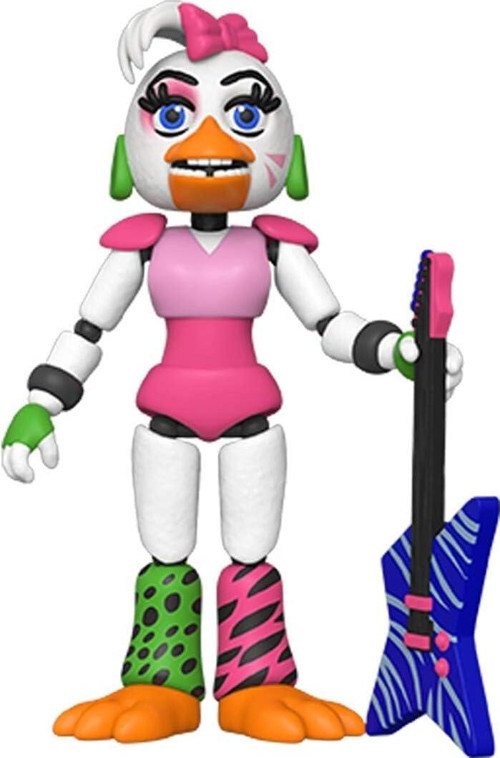 47491 Aksiyon Figürü: Five Nights At Freddys Pizzaplex Glamrock Chica Koleksiyon Oyuncağı, Çok