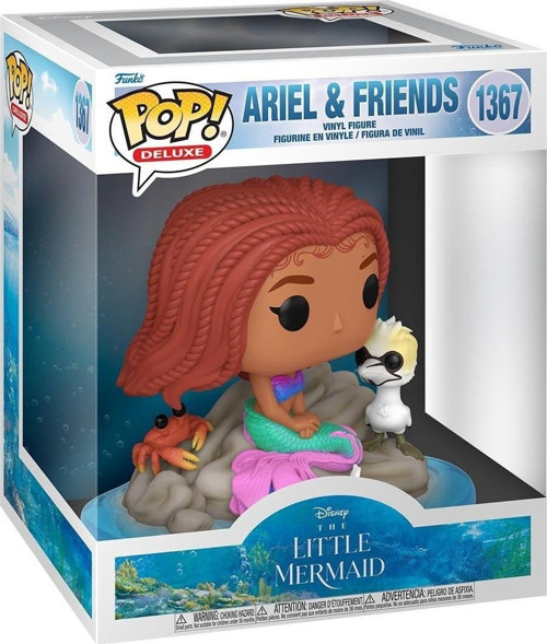 Pop Deluxe Figür - Disney: The Little Mermaid, Ariel & Friends