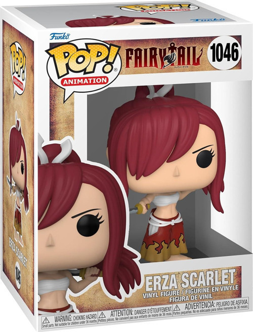 Pop! Animasyon: Fairy Tail - Erza Scarlet - Vinil Koleksiyon Figürü - Hediye Fikri - Resmi Tic