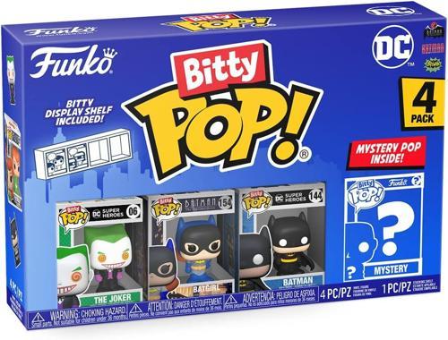 Bitty Pop 4'Lü Paket Dc - The Joker, Batgirl, Batman