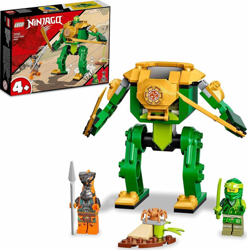 Ninjago Lloyd’Un Ninja Robotu 71757-4 Yaş Ve Üzeri İçin Ninja İçeren Oyuncak Yapım Seti (57 P