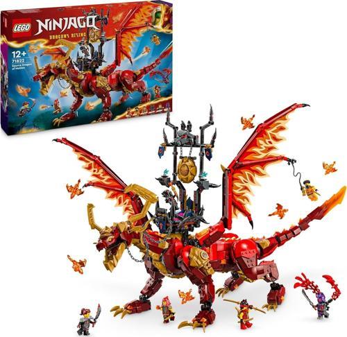 Ninjago Hareket Kaynak Ejderhası 71822 – 12 Yaş Ve Üzeri İçin 6 Minifigür İçeren Yaratıcı Oyunc