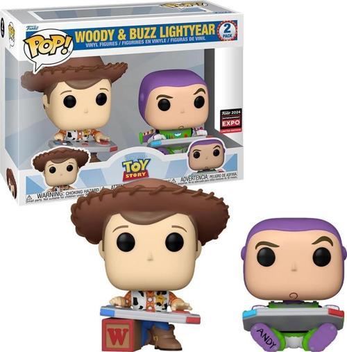 Pop! Disney: Oyuncak Hikayesi - Woody & Buzz Lightyear 2'Li Paket (2024 Sınırlı Üretim Eğlence