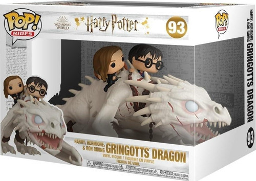 Pop Figür Ride: Grıngotts Dragon W/Harry, Ron, & Hermione