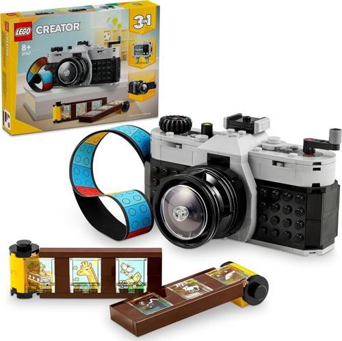 Creator Retro Fotoğraf Makinesi 31147-8 Yaş Ve Üzeri Çocuklar Için Televizyon Ve Video Kamera M
