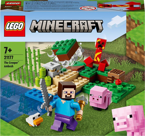 Minecraft Creeper™ Pususu 21177 – Macera Oyunları Seven Çocuklar İçin Yaratıcı Oyuncak Yapım